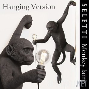 Светильник The Monkey Lamp Hanging Version от Seletti