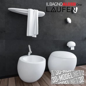 Унитаз и биде Laufen-Il Bagno Alessi One + Oras 8518