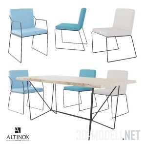 Стол и стулья Altinox GEMA