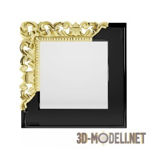 Квадратное зеркало Dark Radiance M-Style