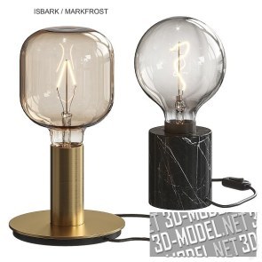 Настольные лампы из Ikea (Isbark и Markfrost)