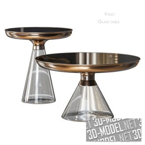 Кофейные столы Vaso Glass от Cosmorelax