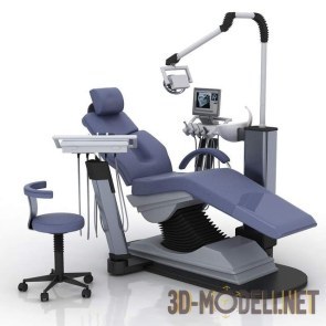 Стоматологическое кресло с оборудованием