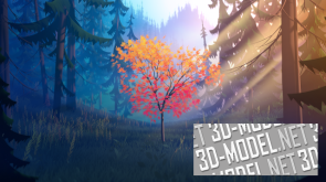[Видеокурс] Создание стилизованной трехмерной лесной среды в Blender