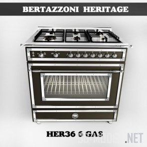 Газовая плита Heritage HER36 6 GAS NE Bertazzoni