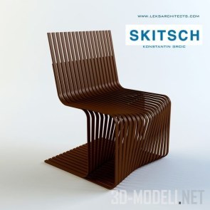 Деревянный стул от Skitsch (Италия)