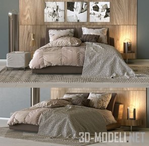 Кровать Sama Flou, с лампами