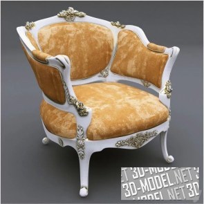 Кресло в стиле эпохи барокко