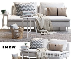 Комплект с диваном SODERHAMN от IKEA