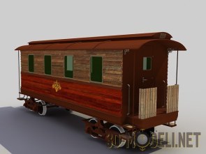 Старый деревянный вагон