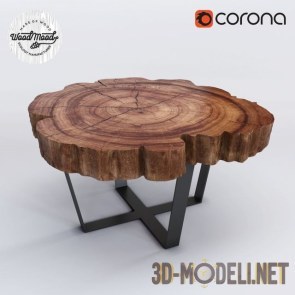 Деревянный столик от Woodmood