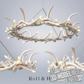 Люстра 27 Antler Ring от Roll & Hill