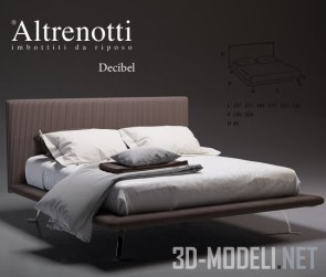 Кровать Decibel от Altrenotti