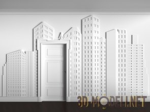 3D-панель Город от Дикарт