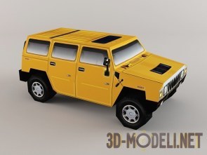 Hummer low-poly