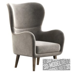 Кресло Oday 27 5 W Wingback