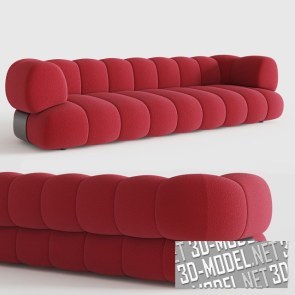 Красный диван INTERMEDE от Roche Bobois