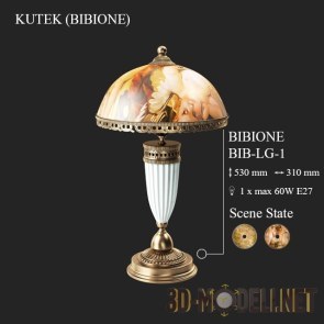 Классическая настольная лампа BIBIONE BIB-LG-1 Kutek