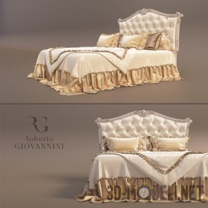 Классическая кровать от Roberto Giovannini