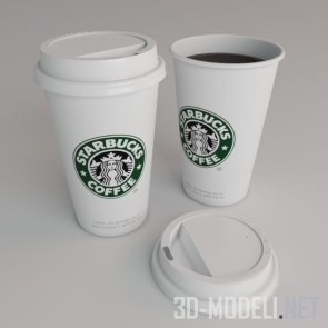 Стакан Starbucks с кофе