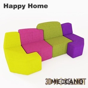 Детский диван-конструктор MECCANO Happy Home