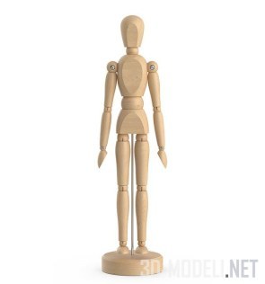 Модель человека с подвижными суставами