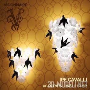 Бра ACANTHUS Visionnaire Cycas Lamp IPE Cavalli