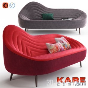 Диван Kare Design Isobar с подушками Zara Home