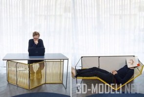 Модульные конструкции мебели – компактное решение для современного дома, как Chaise Renversee от Pierre-Louis Gerlier