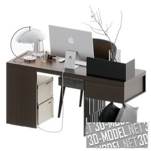 Комплект мебели для кабинета SCRIBA от Molteni