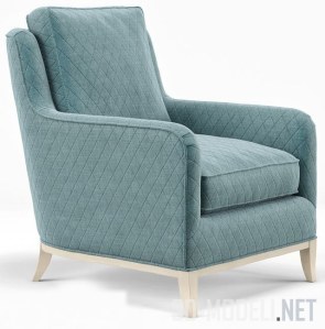 Кресло Madison Coastal Diamond Teal Milk Paint