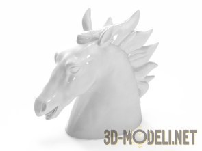 Скульптура голова лошади