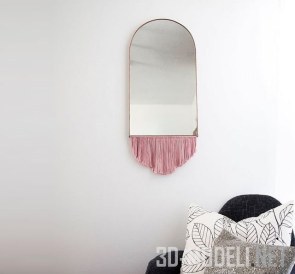 Арочное зеркало с бахромой – декор для стен от Szklo Glass