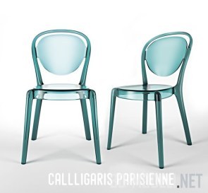 Прозрачный стул Parisienne от Calligaris
