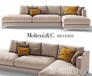 Угловой диван от Molteni & C Reversi