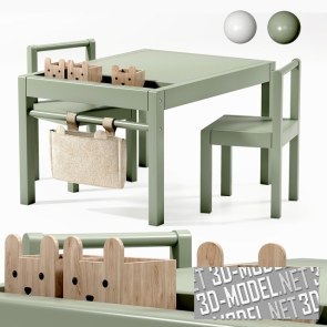 Мебель для детской, с деревянными элементами