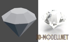 Простой способ моделирования бриллианта в Blender