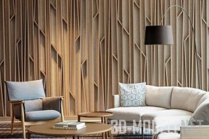 Уникальная деревянная стена от Iaarchitects