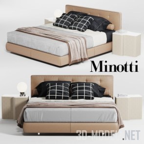 Кровать Bedford от Minotti