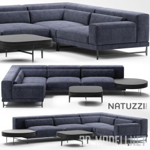 Угловой диван Ido Natuzzi