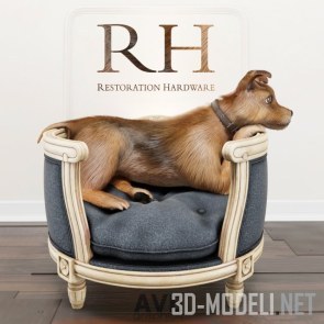 Кресло-кровать для собаки AVE RH Louis
