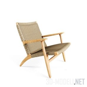 Кресло CH25 в эко-стиле от Carl Hansen