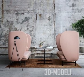 Jaime Hayon в серии мебели The Plenum™ предлагает комфорт и – розовый цвет!