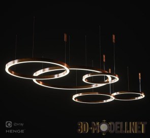 Светодиодный подвес Henge Light Ring horizontal Massimo Castagna