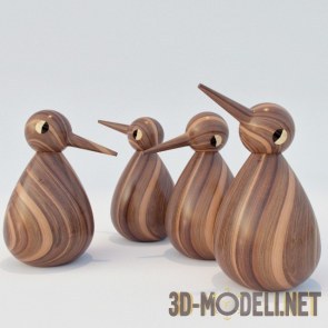 Декоративные птицы Wooden bird от Kristian Vedel