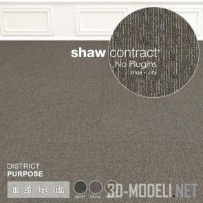 Ковровое покрытие Shaw Carpet District Purpose