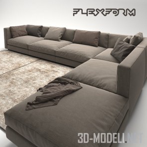 Угловой диван Pleasure Flexform