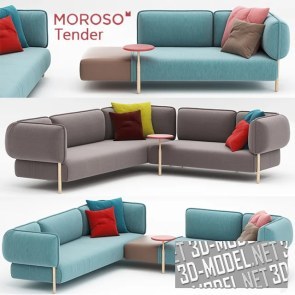 Угловой диван Tender от Moroso