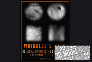 [Текстуры] Wrinkles and Alpha Skin Textures