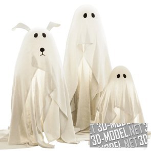 Декоративные привидения Pottery Barn ghosts